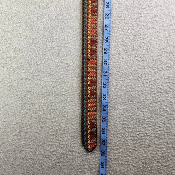 Fossil Belt Womens S Brown Southwest Embroidered Boho Western Cowgirl Rustic - Picture 9 of 10